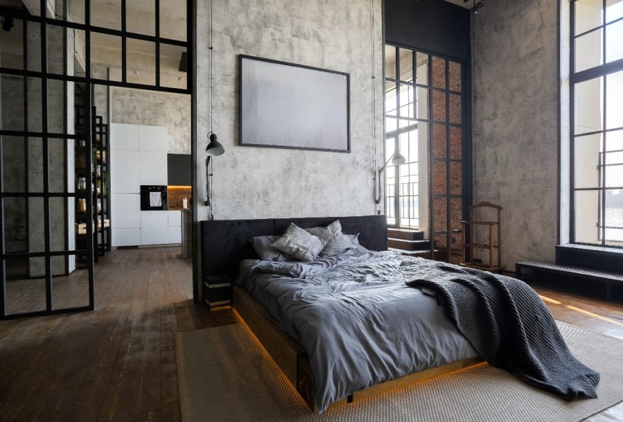 Sypialnia w stylu loftowym - przykładowe aranżacje