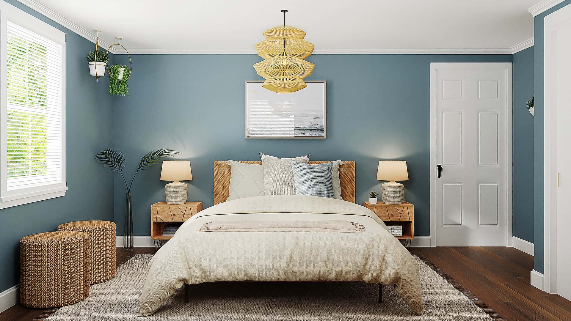 Intense wall colors in the bedroom – is it a good idea?